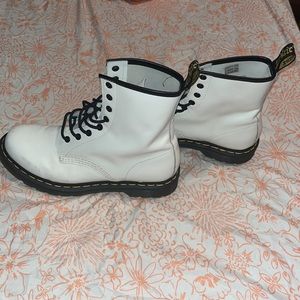White Doc Martens size 10 W
